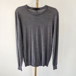 Tiger Woods Collection Sweater Thin Knit Mens Size Small Gray Mock Neck